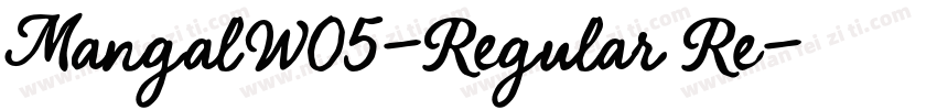 MangalW05-Regular Re字体转换